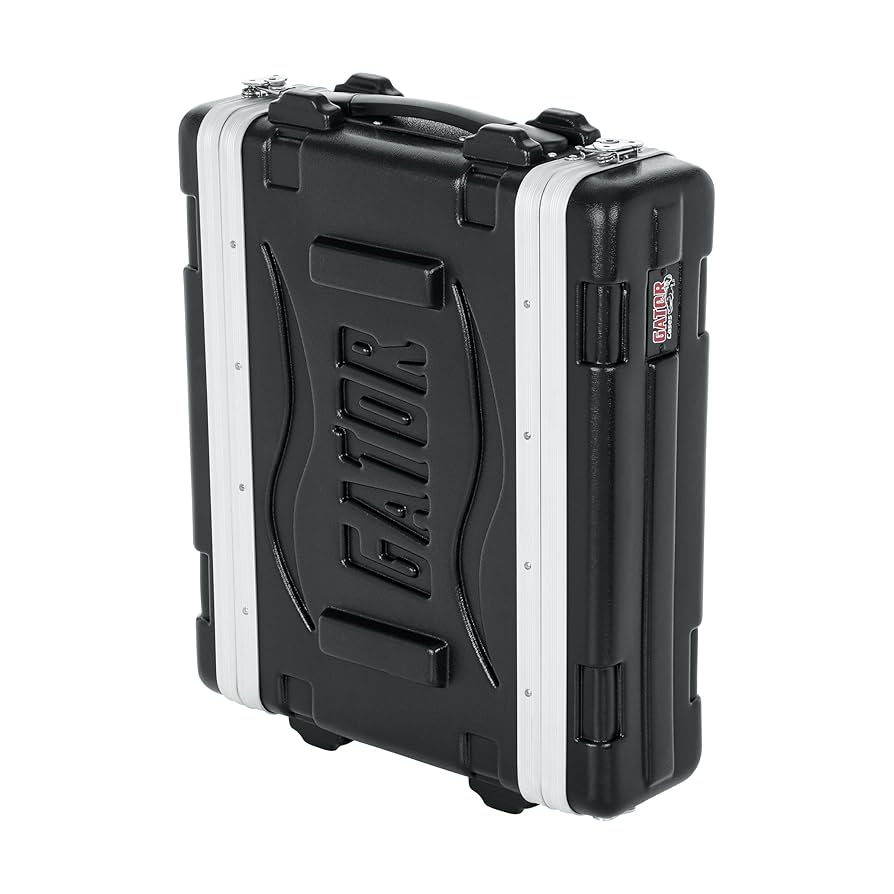 Gator Cases ブラック ラックケース 楽器 機材 2輪 キャリーケース Amazon | GATOR ゲーター ラックケース 軽量PE製 Standard